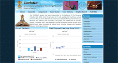 Desktop Screenshot of confonet.nic.in