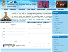 Tablet Screenshot of confonet.nic.in